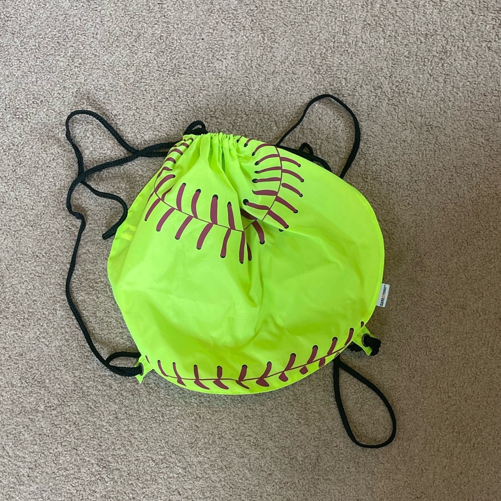 Softball drawstring Bag